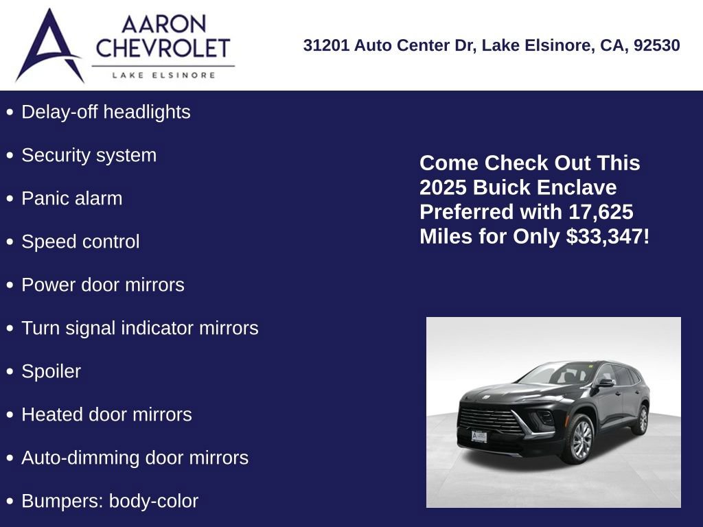 Used 2025 Buick Enclave Preferred image 25