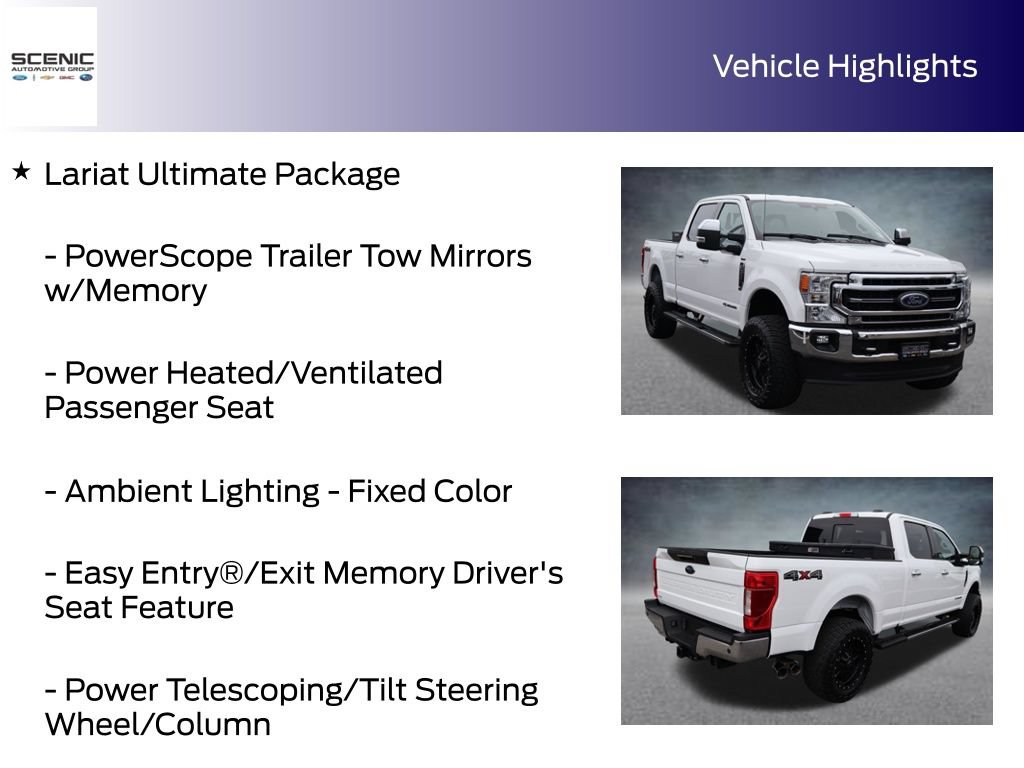 Used 2020 Ford F350 Lariat w/ Lariat Ultimate Package AWD/4WD image 15