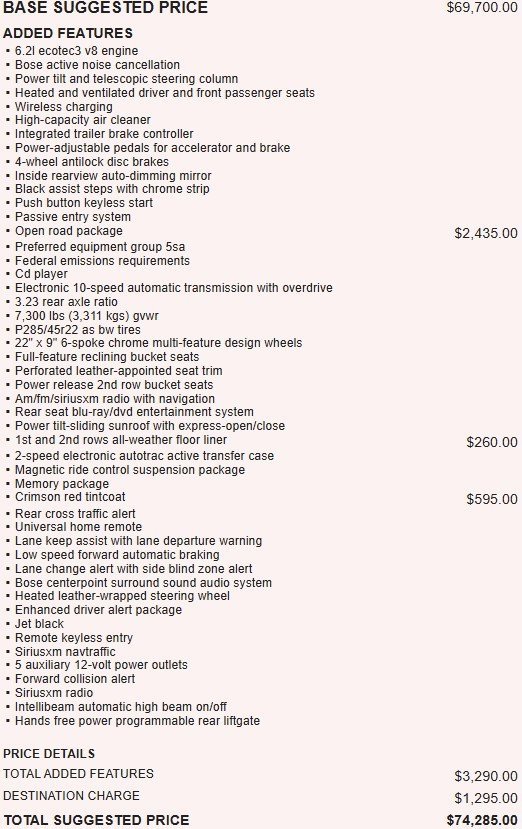 Used 2019 GMC Yukon Denali w/ Open Road Package image 2