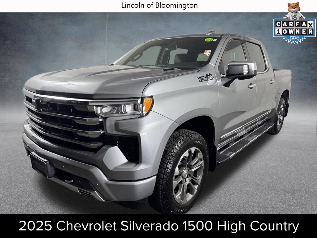 Used 2025 Chevrolet Silverado 1500 High Country w/ LPO, Dark Essentials Package AWD/4WD 360° Tour