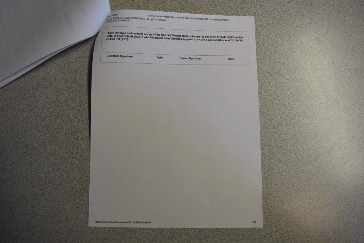 Used 2020 Subaru WRX STI w/ Popular Package #1 image 57