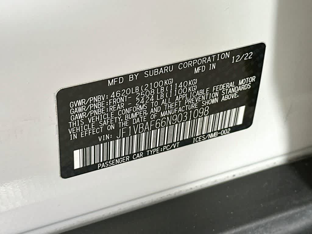 Used 2022 Subaru WRX Premium AWD/4WD image 20