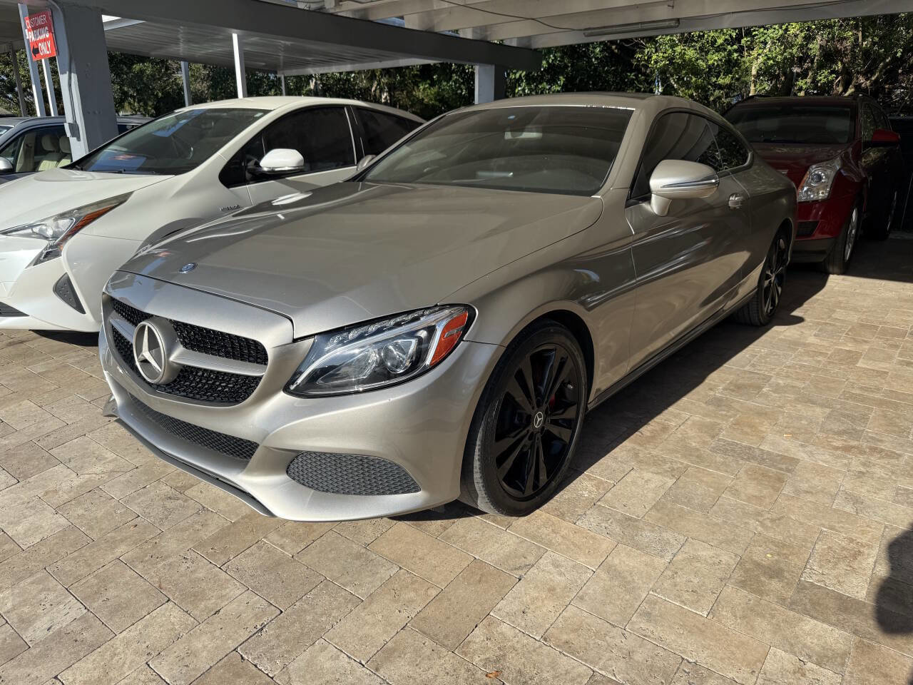 Used 2017 Mercedes-Benz C 300 C 300 4MATIC AWD 2dr Coupe image 2