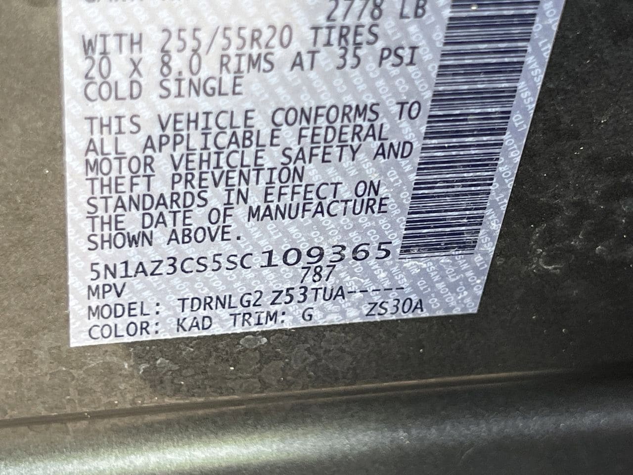 Certified 2025 Nissan Murano SL AWD/4WD image 29