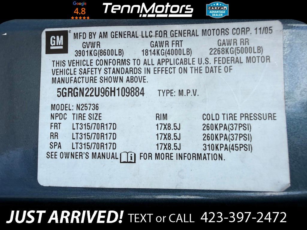 Used 2006 HUMMER H2 SUT AWD/4WD image 29