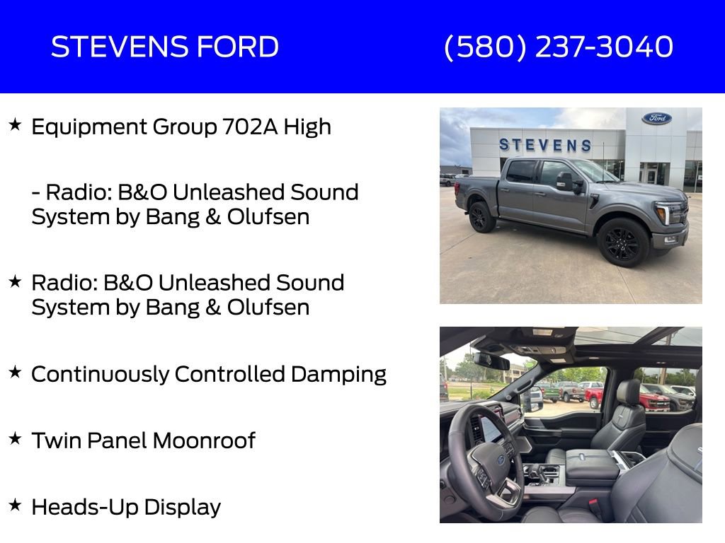 Used 2024 Ford F150 Platinum w/ Equipment Group 702A High image 12