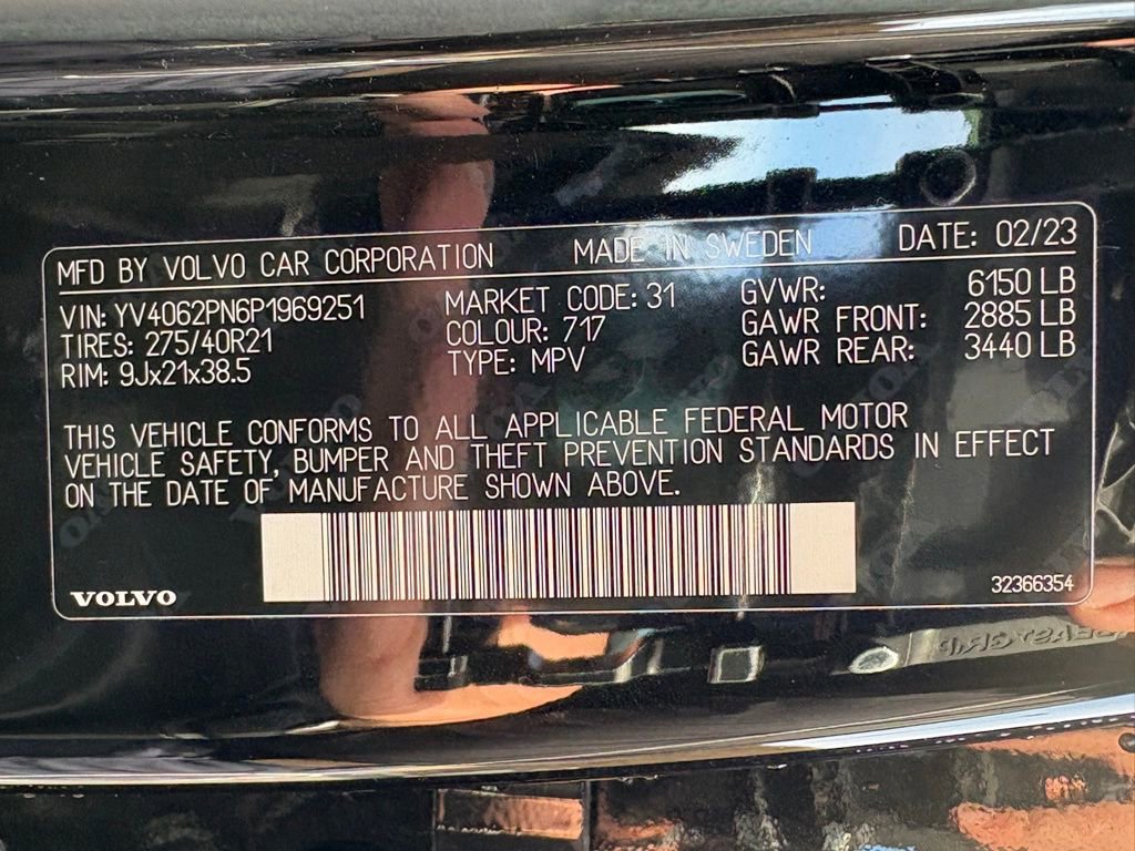 Used 2023 Volvo XC90 B6 Plus w/ Protection Package Premier image 23