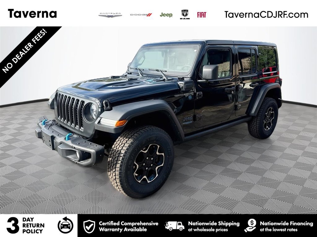Used 2022 Jeep Wrangler Unlimited Rubicon 4xe w/ Dual Top Group AWD/4WD image 1