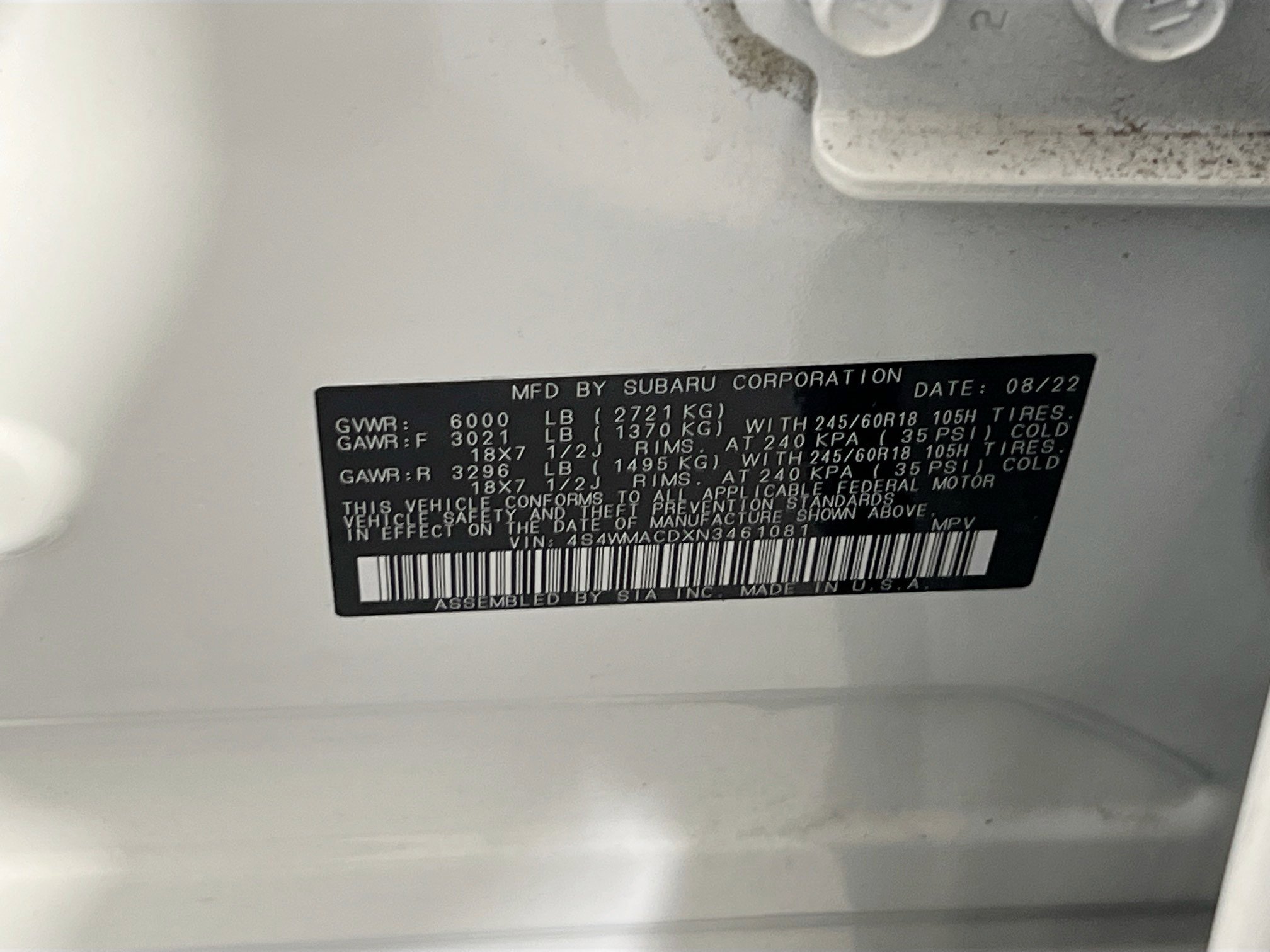 Used 2022 Subaru Ascent Premium w/ Convenience Package image 31