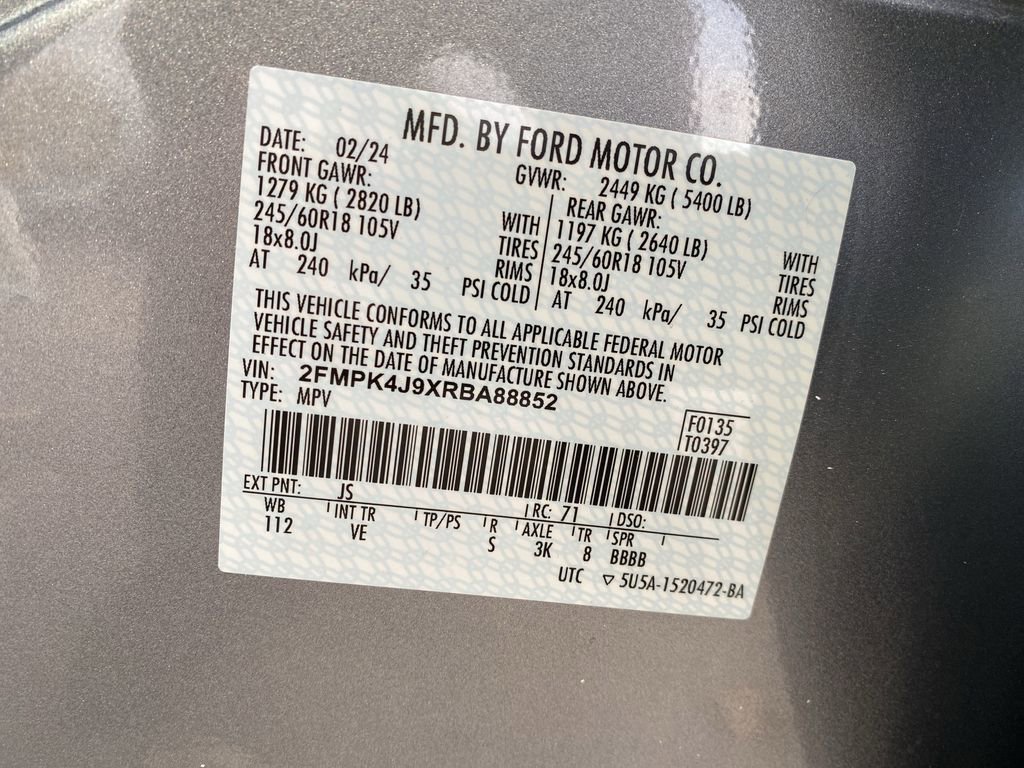 Certified 2024 Ford Edge SEL image 45
