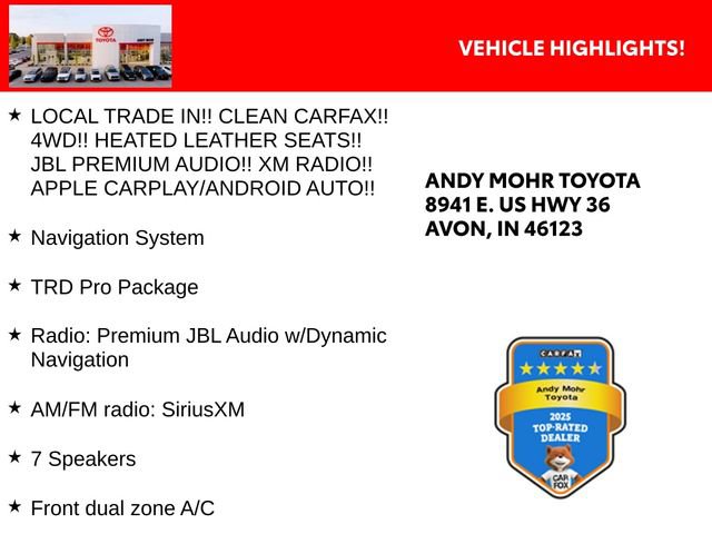 Certified 2023 Toyota Tacoma TRD Pro AWD/4WD image 2