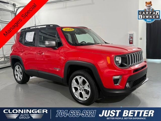 Used 2019 Jeep Renegade Limited w/ UConnect 8.4 Nav Group