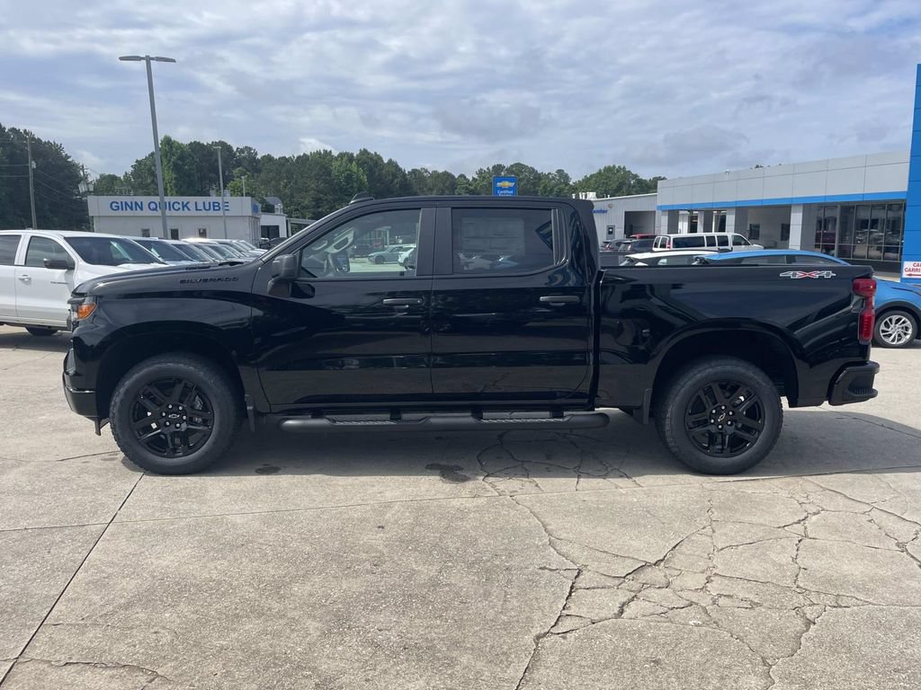 New 2026 Chevrolet Silverado 1500 Custom w/ Turbomax Blackout Package AWD/4WD image 2