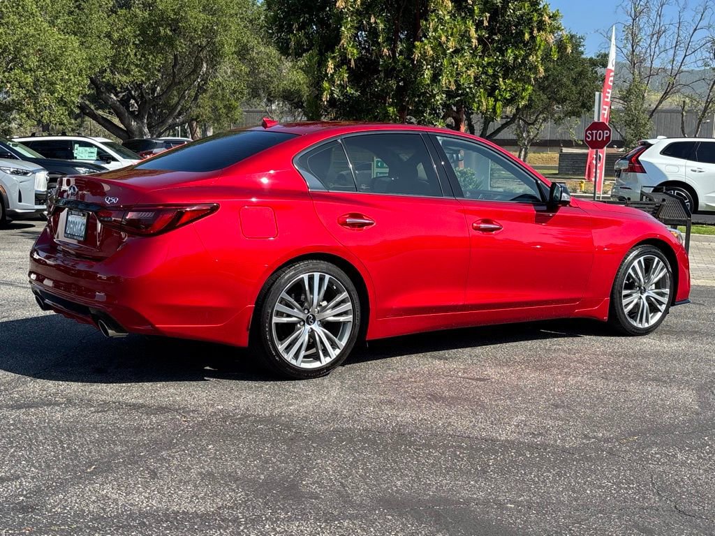 Certified 2023 INFINITI Q50 Sensory image 3