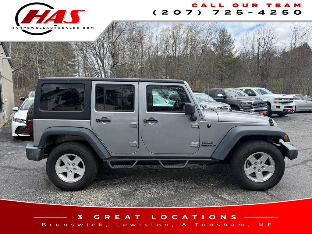 Used 2017 Jeep Wrangler Unlimited Sport w/ Quick Order Package 24S AWD/4WD image 8
