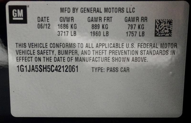 Used 2012 Chevrolet Sonic LS image 30