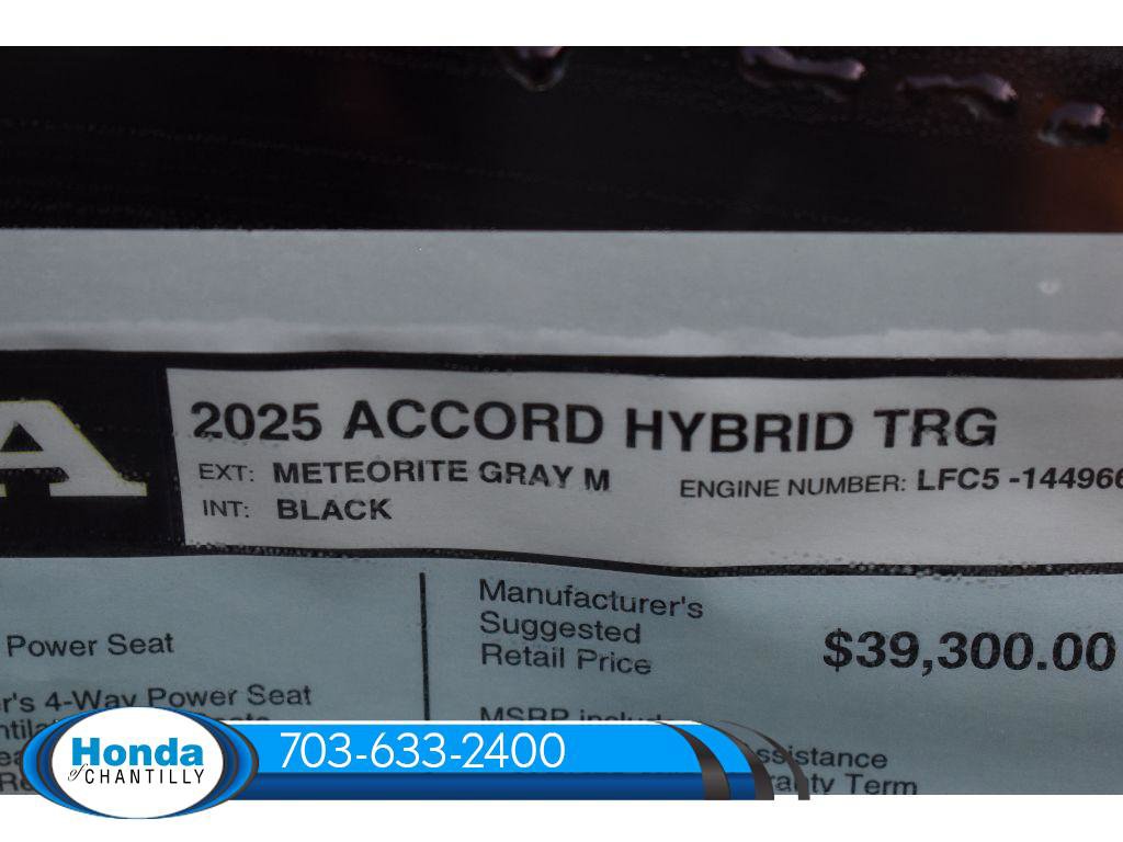 New 2025 Honda Accord Hybrid Touring image 38