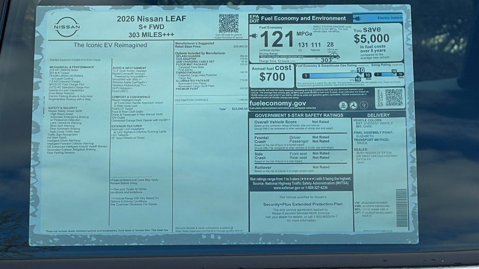 New 2026 Nissan Leaf w/ Illuminated Package image 17