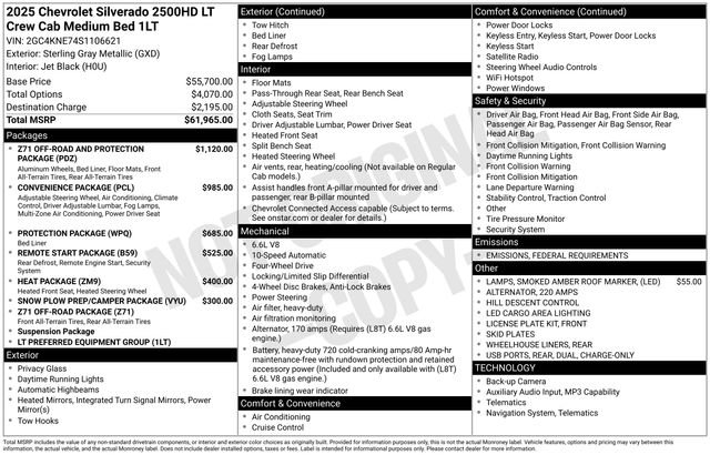 Used 2025 Chevrolet Silverado 2500 LT image 38