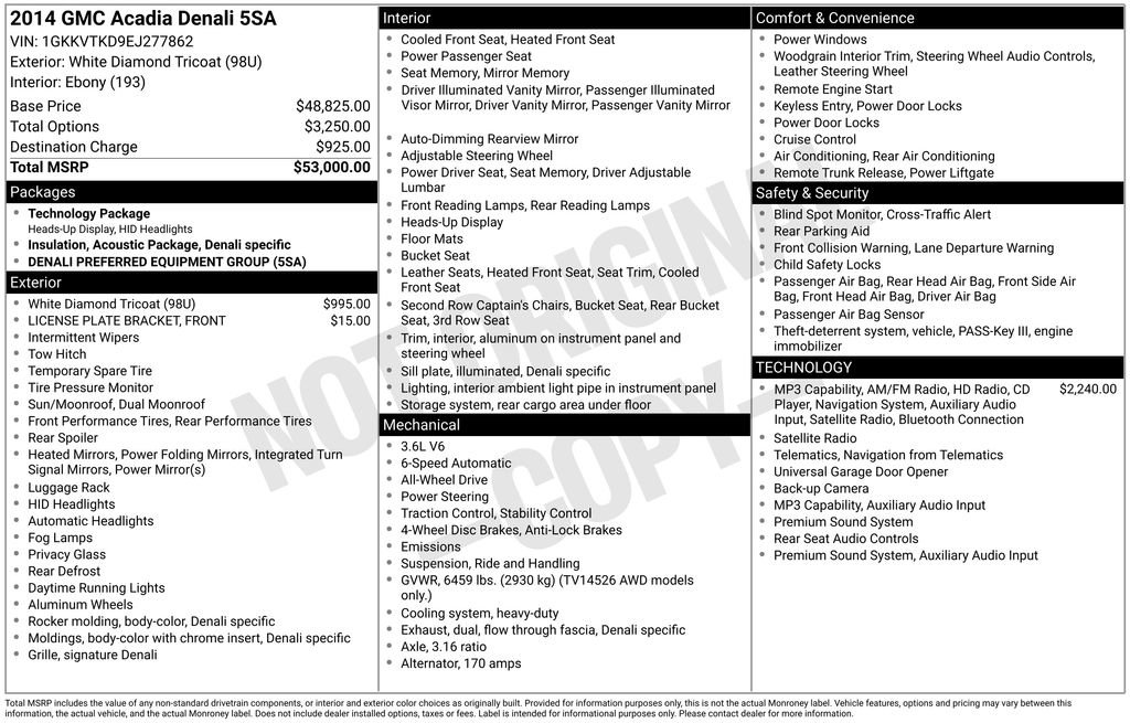 Used 2014 GMC Acadia Denali image 4