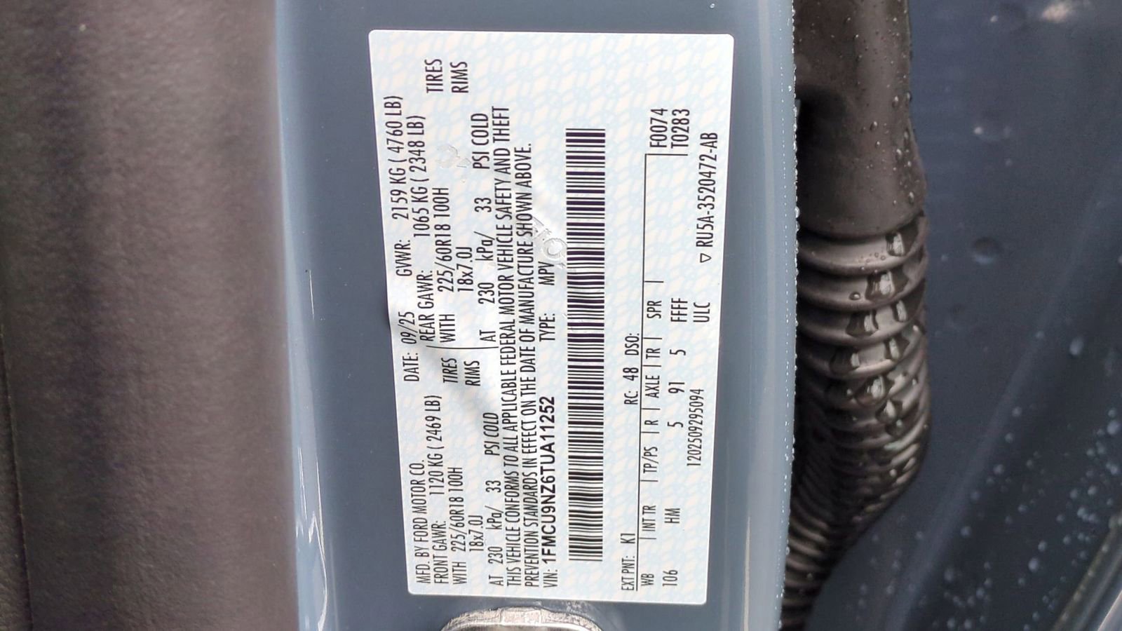 New 2026 Ford Escape ST-Line Select w/ Tech Pack #1 image 36