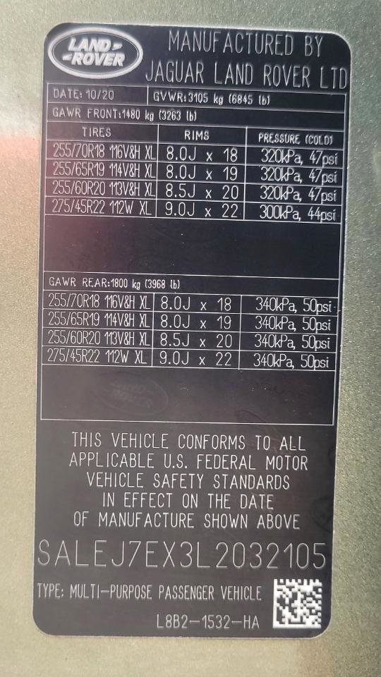 Used 2020 Land Rover Defender 110 S AWD/4WD image 39