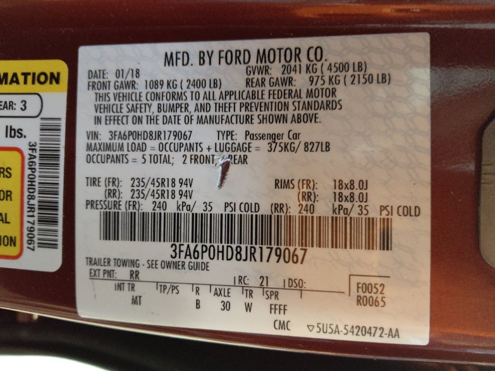 Used 2018 Ford Fusion SE w/ Equipment Group 201A image 33