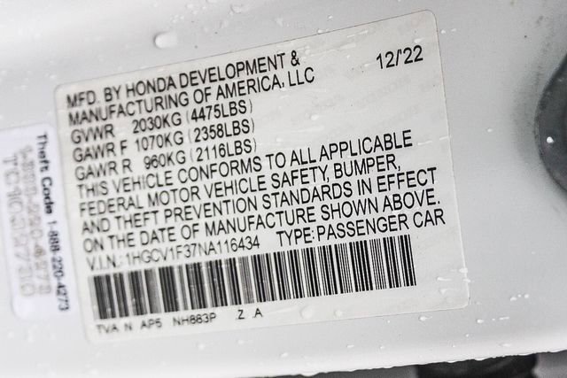 Used 2022 Honda Accord Sport image 41