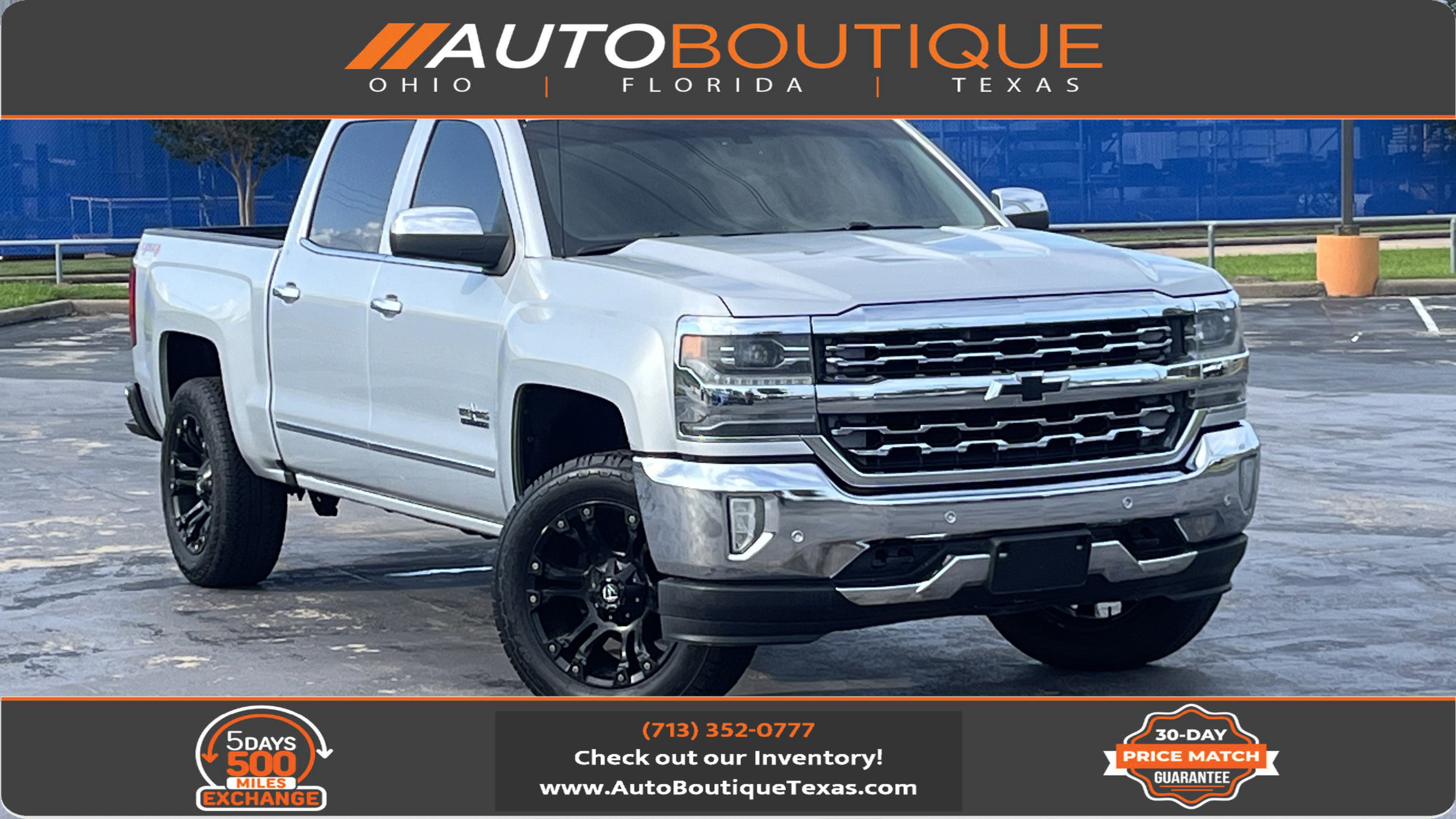 Used 2016 Chevrolet Silverado 1500 LTZ w/ Texas Edition AWD/4WD image 1