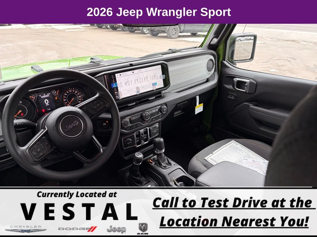 New 2026 Jeep Wrangler Unlimited Sport AWD/4WD image 11