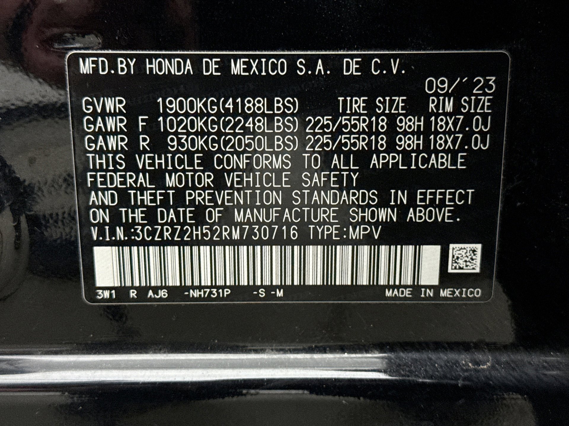 Used 2024 Honda HR-V Sport image 19