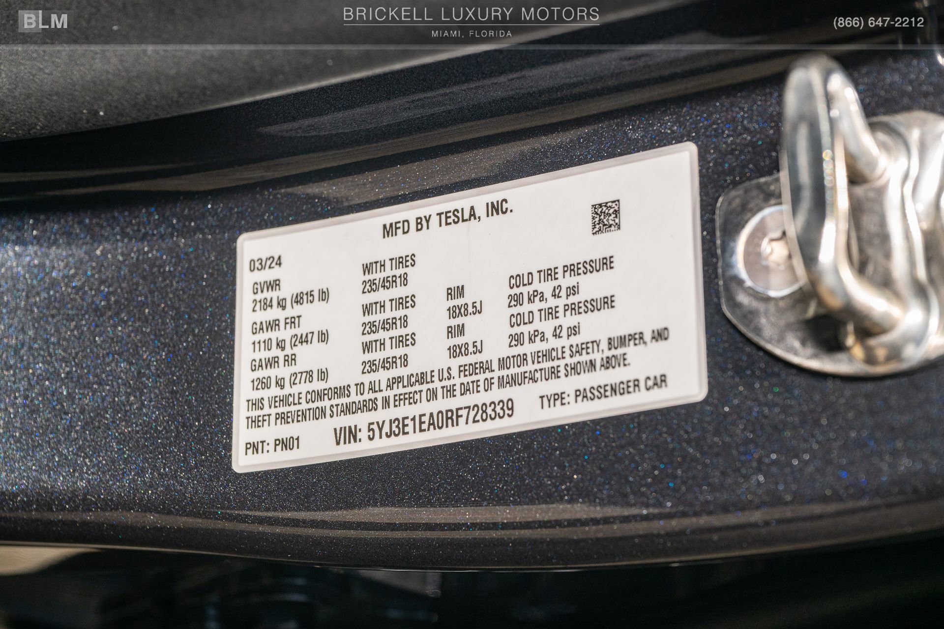 Used 2024 Tesla Model 3 Standard Range RWD image 35
