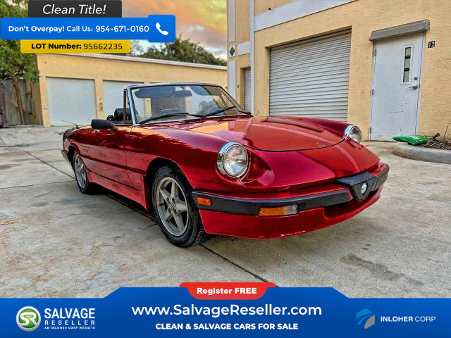 Used 1988 Alfa Romeo Spider Quadrifoglio image 1