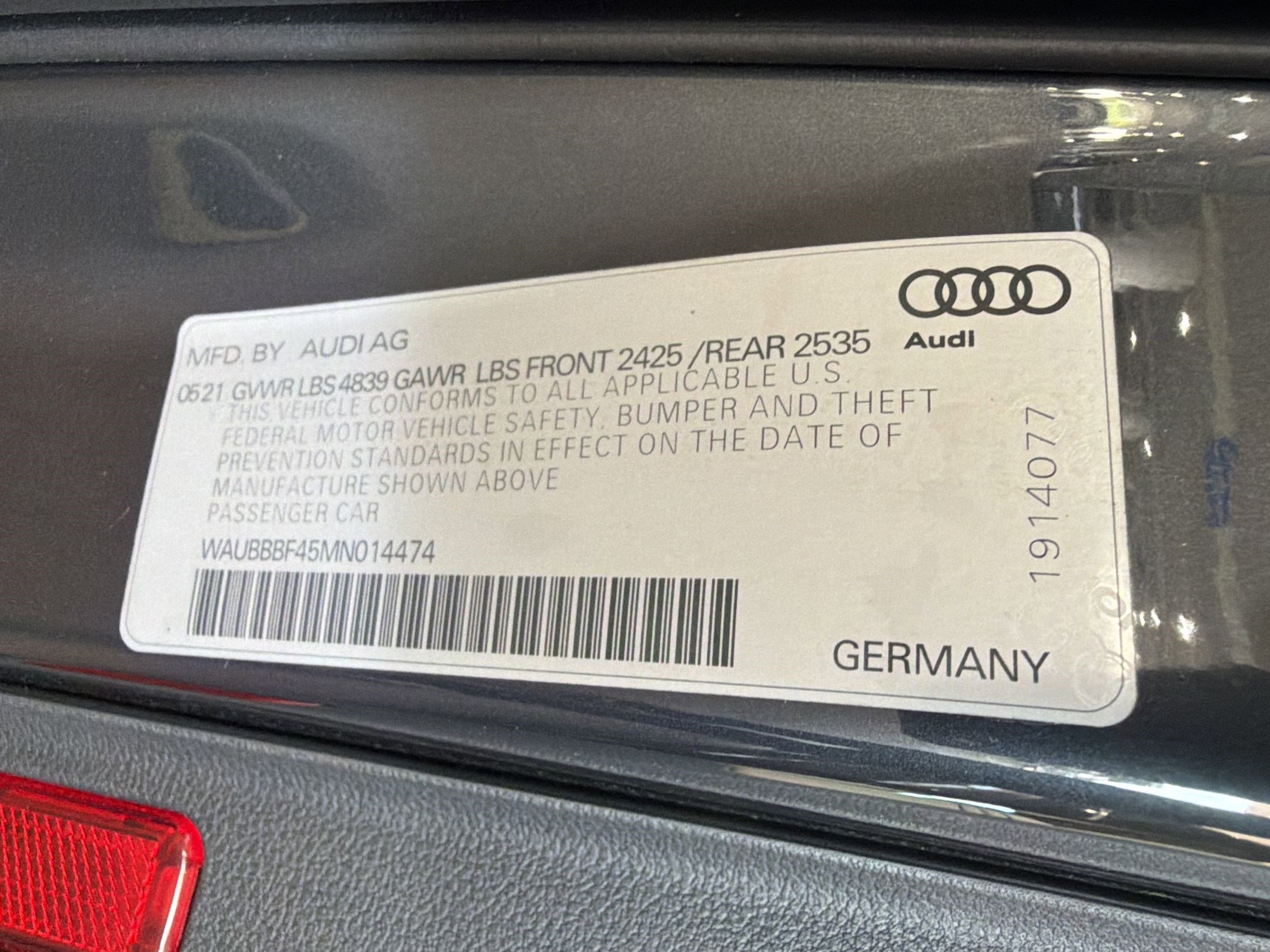 Used 2021 Audi A4 2.0T Premium Plus w/ Premium Plus Package AWD/4WD image 12