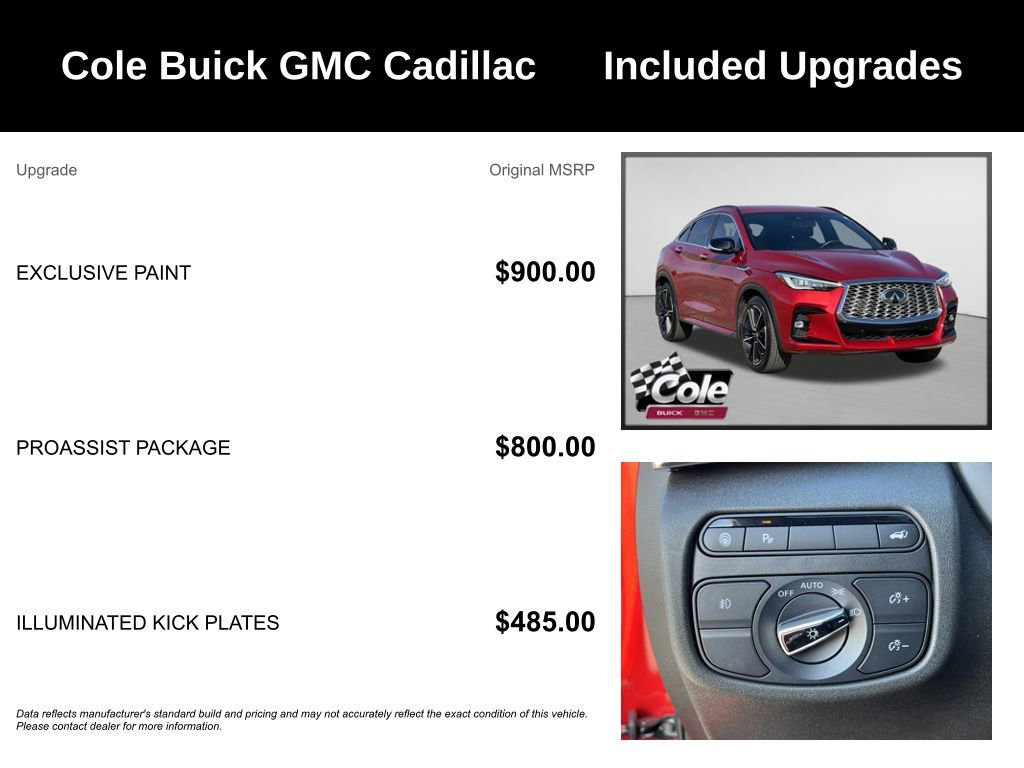 Used 2022 INFINITI QX55 Essential w/ Proassist Package image 3