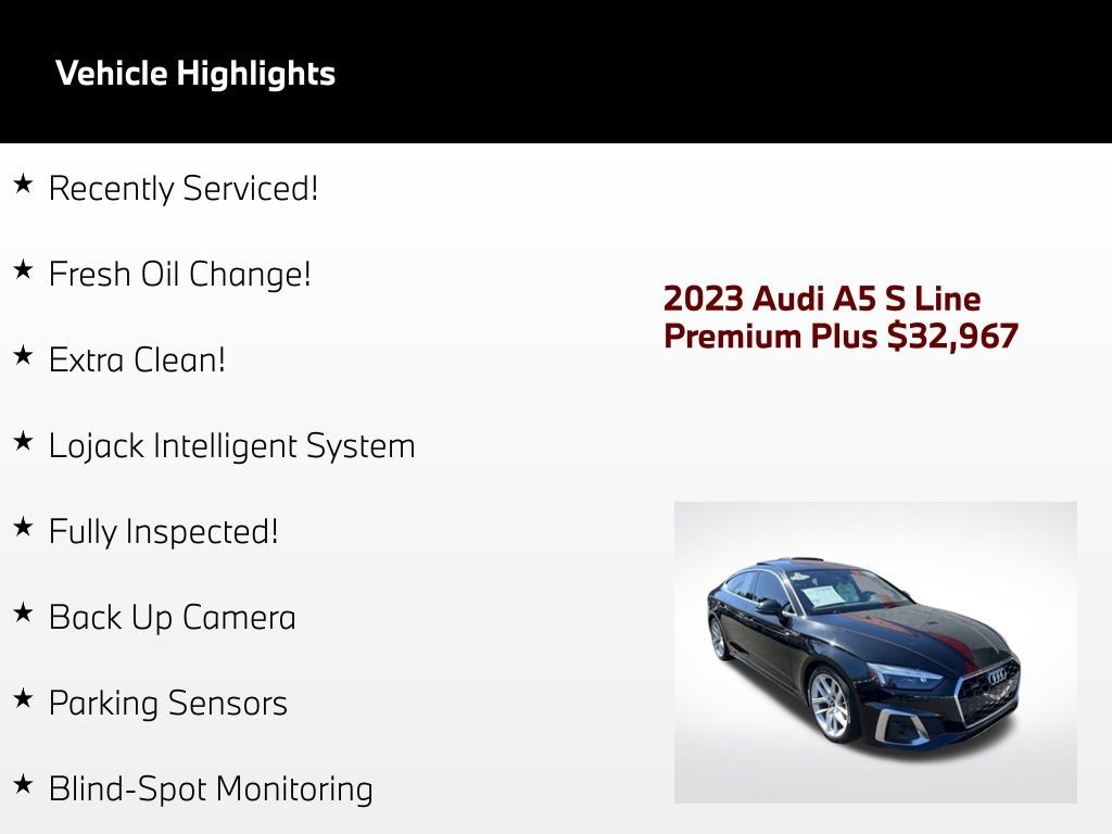 Used 2023 Audi A5 2.0T Premium Plus w/ Premium Plus AWD/4WD image 2