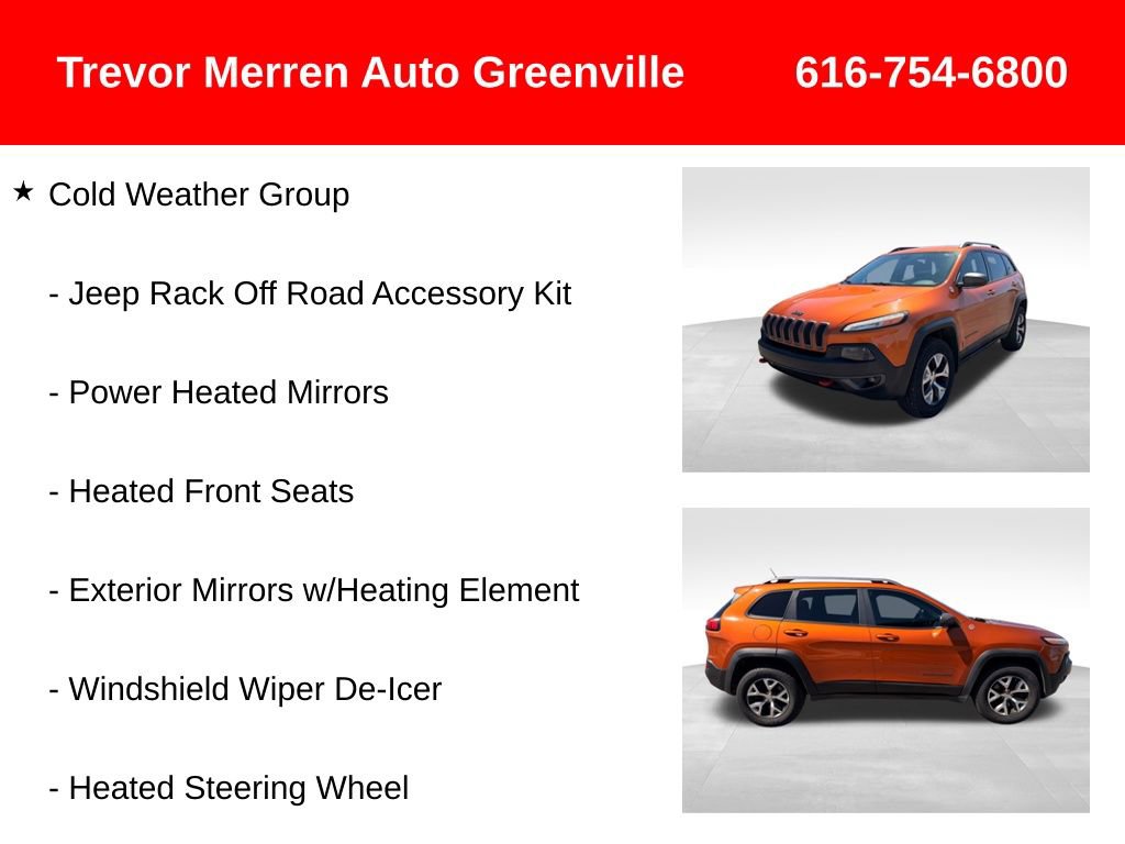 Used 2014 Jeep Cherokee Trailhawk w/ Leather Interior Group AWD/4WD image 20