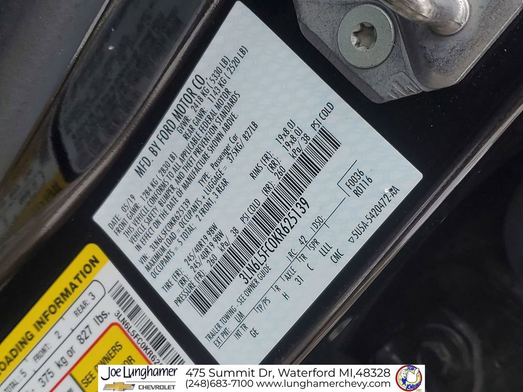 Used 2019 Lincoln MKZ Reserve image 35