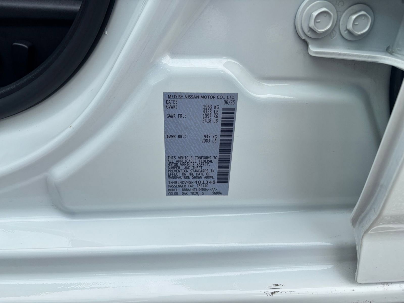 Used 2025 Nissan Altima 2.5 SV FWD image 29
