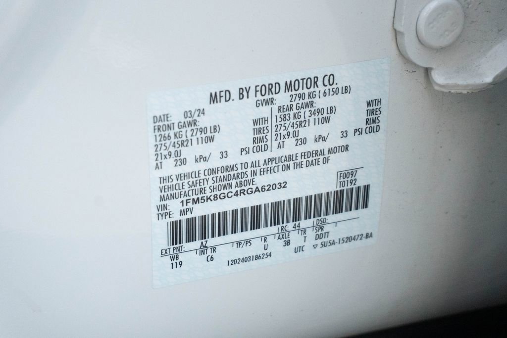 Used 2024 Ford Explorer ST w/ Equipment Group 401A AWD/4WD image 42