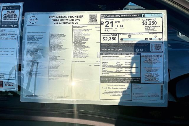 New 2026 Nissan Frontier Pro-X w/ Pro Premium Package image 13