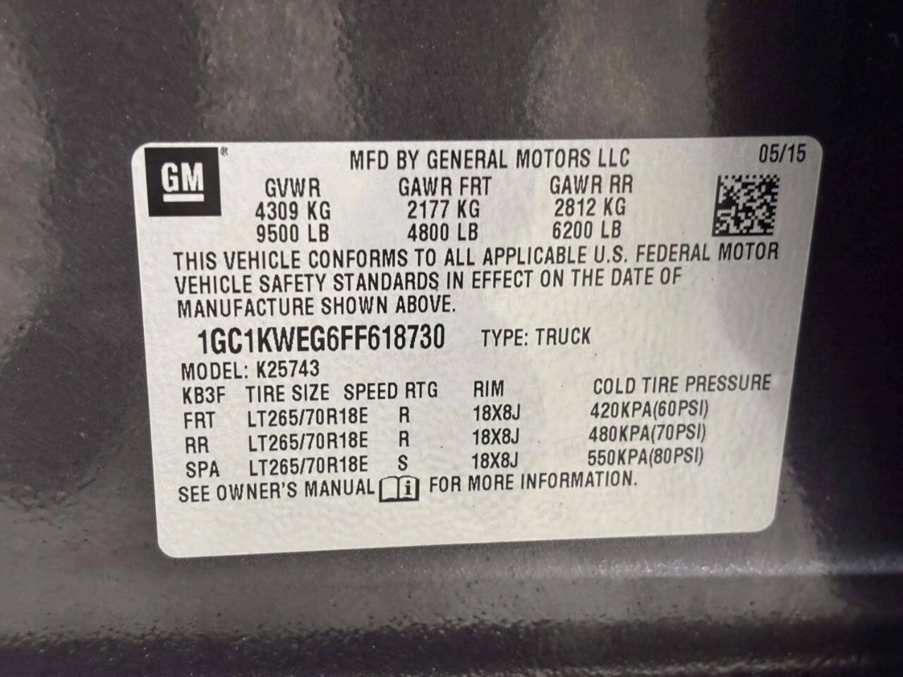 Used 2015 Chevrolet Silverado 2500 LTZ w/ Driver Alert Package AWD/4WD image 36