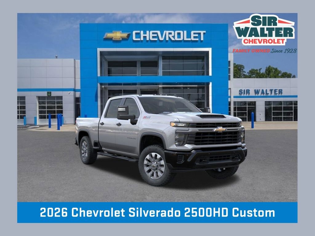 New 2026 Chevrolet Silverado 2500 Custom w/ Custom Value Package AWD/4WD image 1