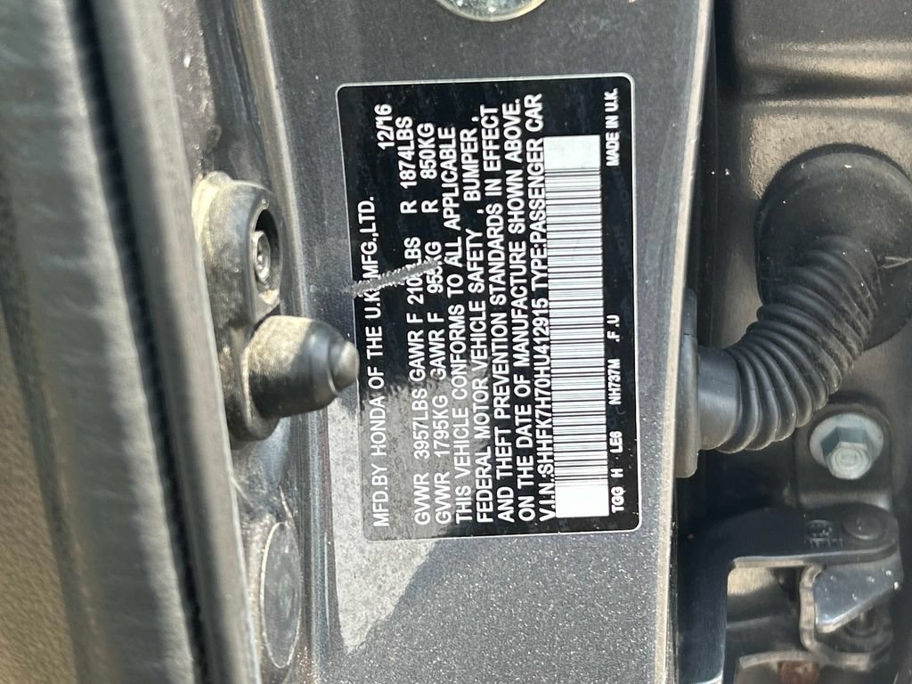 Used 2017 Honda Civic EX-L image 11