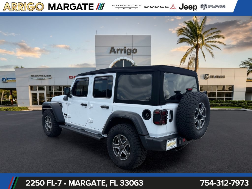 Certified 2021 Jeep Wrangler Unlimited Sport AWD/4WD image 5