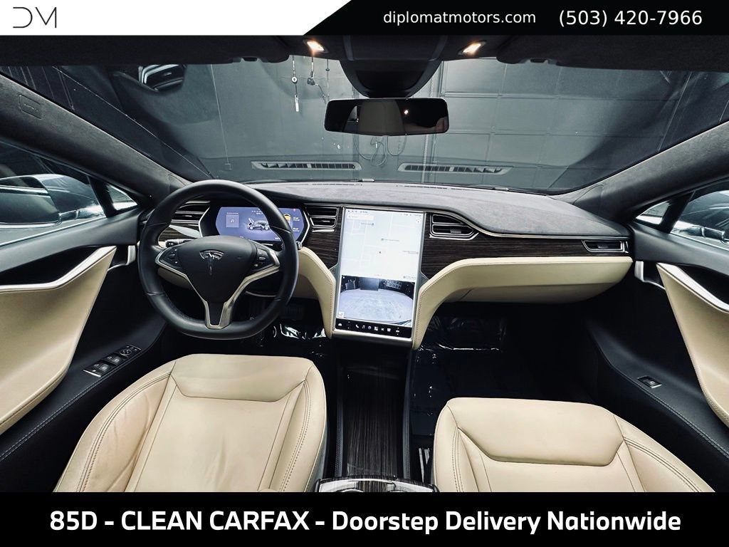 Used 2015 Tesla Model S 85D AWD/4WD image 38