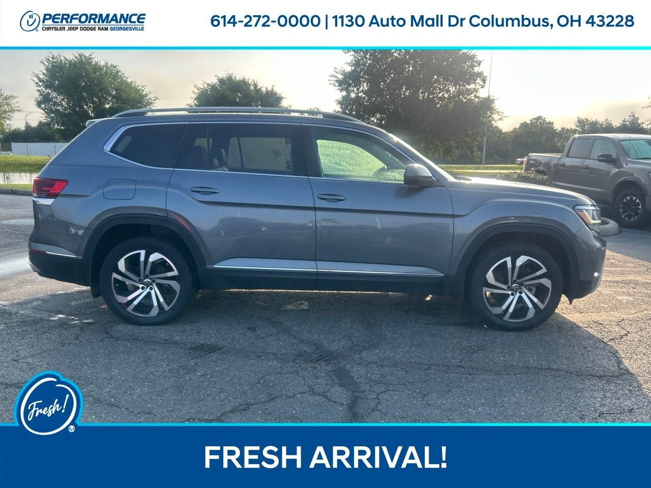 Used 2021 Volkswagen Atlas SEL Premium AWD/4WD image 3
