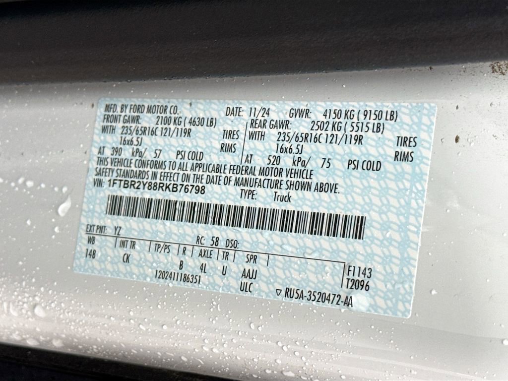 Used 2024 Ford Transit 250 Low Roof w/ Interior Upgrade Package image 24