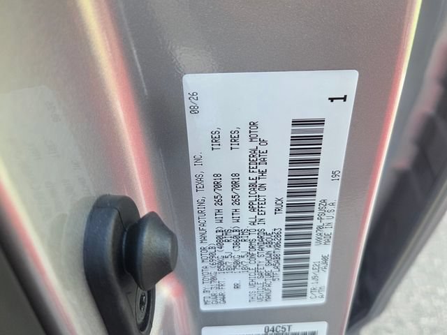 New 2026 Toyota Tundra SR5 w/ SR5 Premium Package RWD image 6
