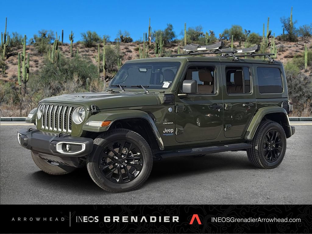 Used 2021 Jeep Wrangler Unlimited Sahara w/ Cold Weather Group AWD/4WD image 1